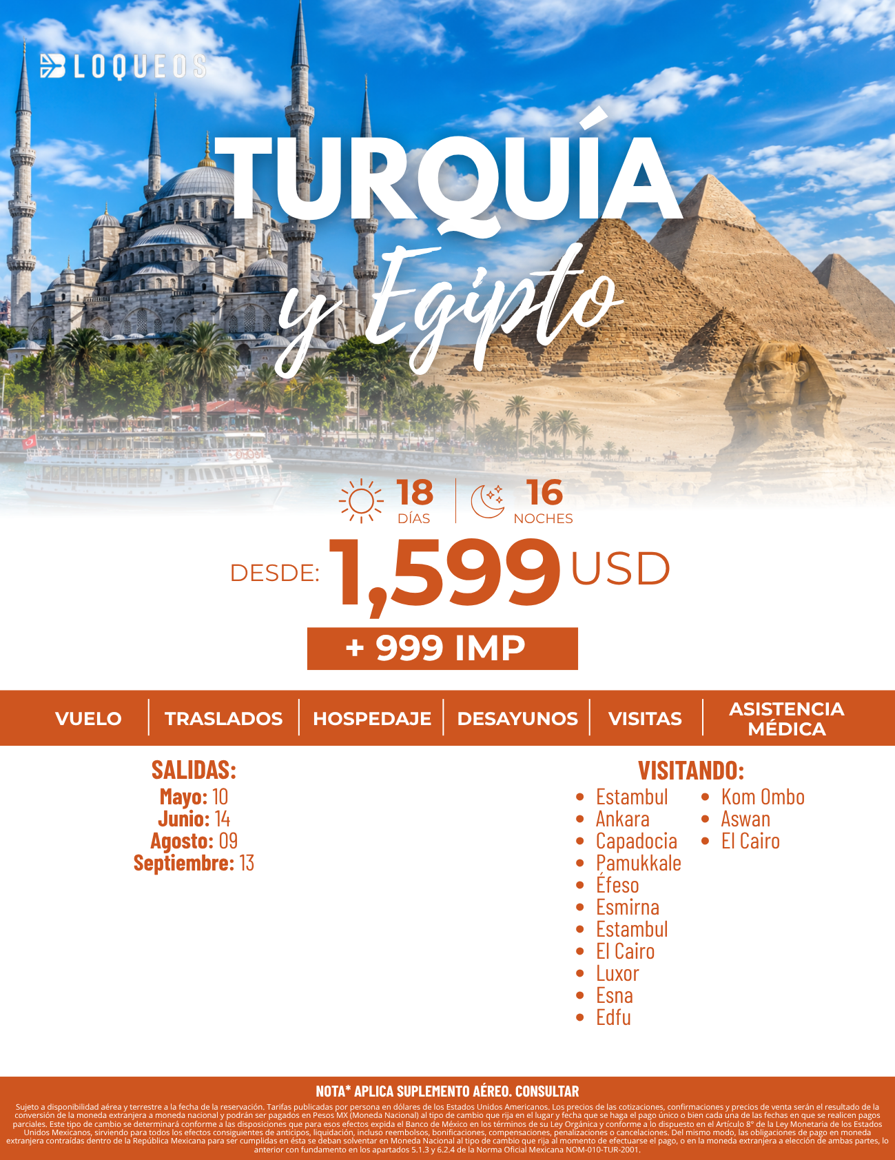 Turquía y Egipto 2027